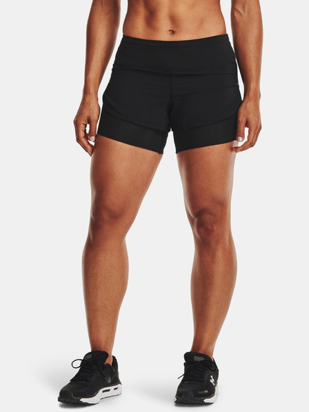 Under Armour Kraťasy Under Armour UA RUSH Run 2N1 Short - čierna