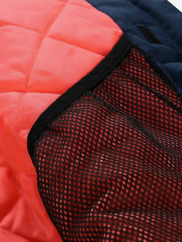 ALPINE PRO Oranžovo-modrá dámska lyžiarska bunda Alpine Pro SARDARA 5