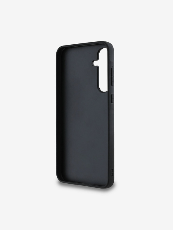 Guess Guess PU 4G Metal Logo Zadný kryt pre Samsung Galaxy A55 5G Grey