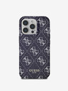 Guess Guess IML Denimový efekt MagSafe Zadný kryt pre iPhone 16 Pro Max Dark Blue