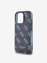 Guess Guess IML Denimový efekt MagSafe Zadný kryt pre iPhone 16 Pro Max Dark Blue