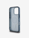 Guess Guess IML Denimový efekt MagSafe Zadný kryt pre iPhone 16 Pro Max Dark Blue