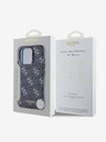 Guess Guess IML Denimový efekt MagSafe Zadný kryt pre iPhone 16 Pro Max Dark Blue