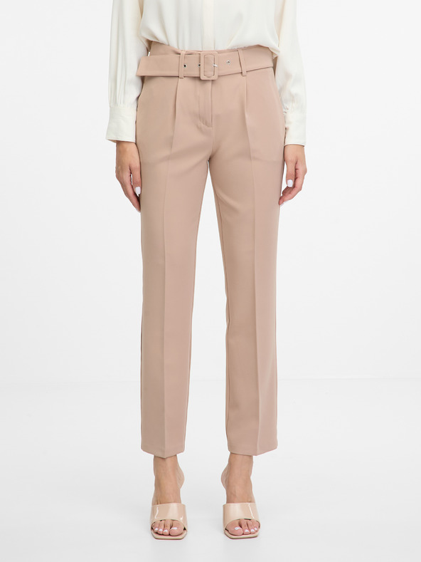 Orsay Béžové dámske nohavice ORSAY