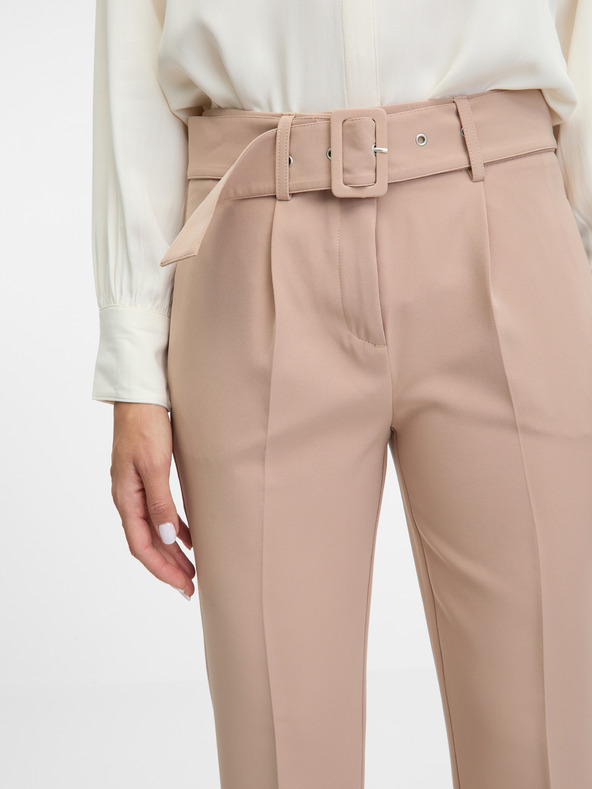 Orsay Béžové dámske nohavice ORSAY