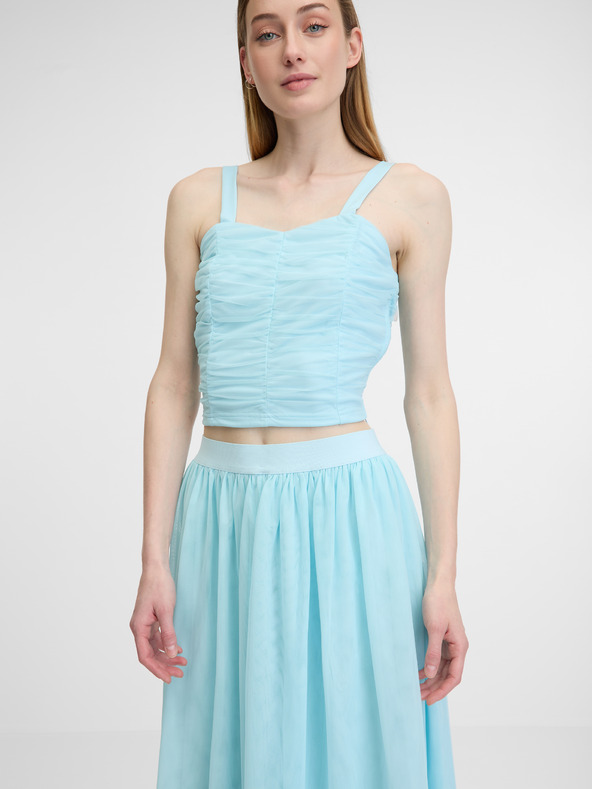 Orsay Svetlomodrá dámska sukňa ORSAY