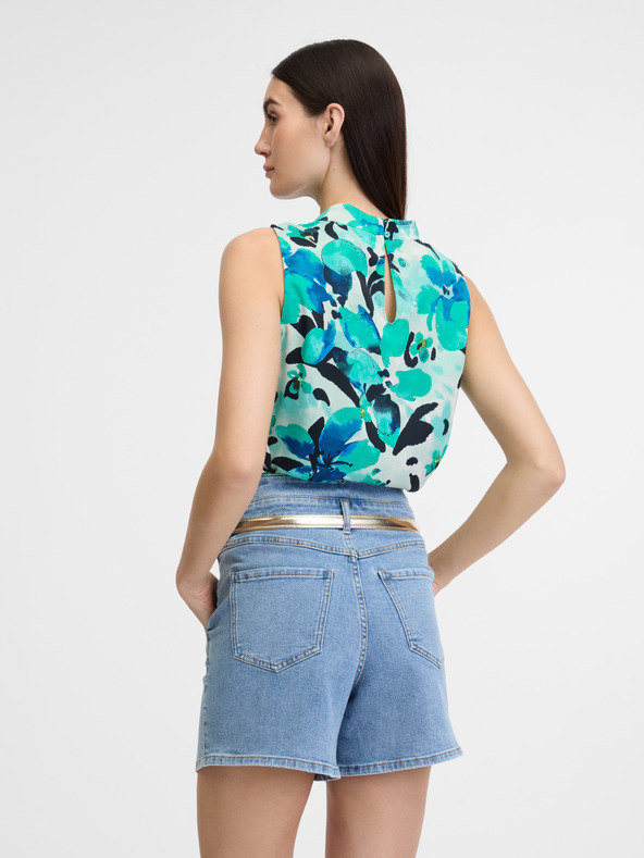 Orsay Modrá dámska blúzka ORSAY