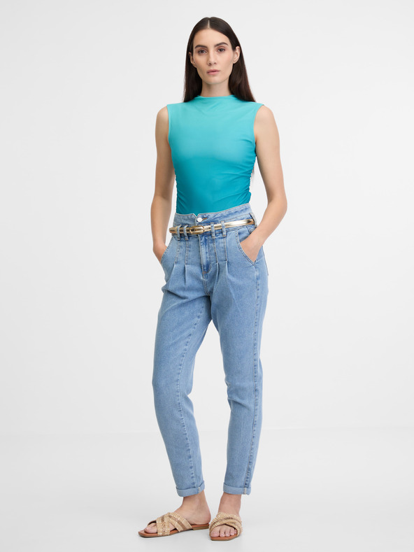 Orsay Modrá dámska blúzka ORSAY