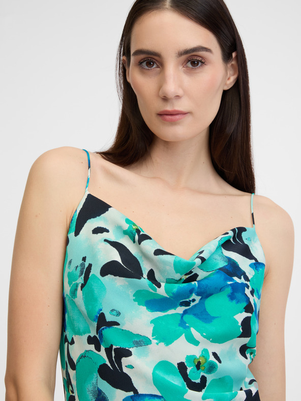 Orsay Modré dámske šaty ORSAY