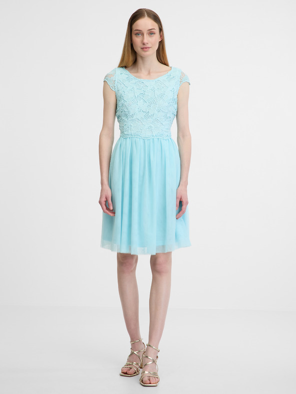 Orsay Svetlomodré dámske šaty ORSAY