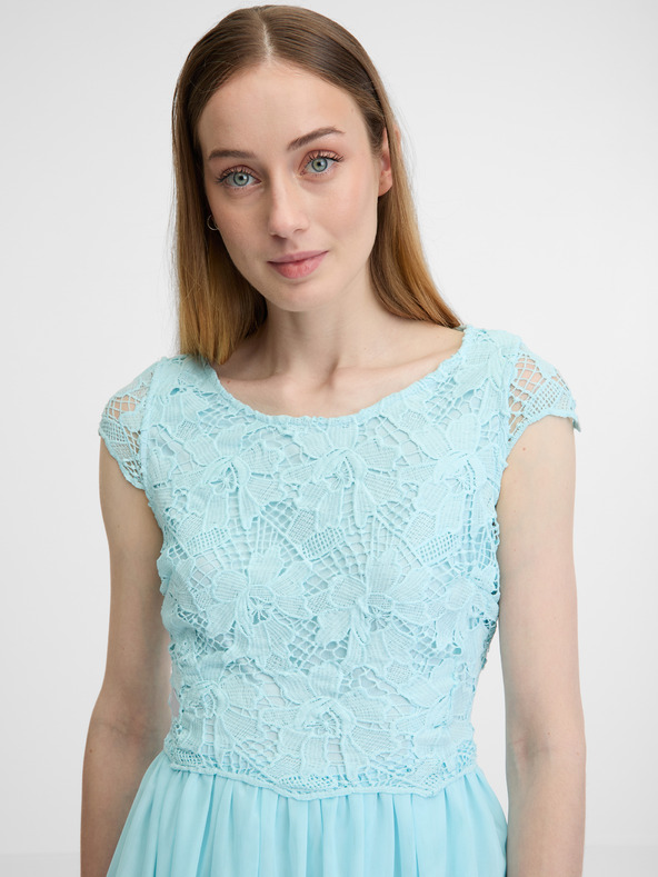 Orsay Svetlomodré dámske šaty ORSAY