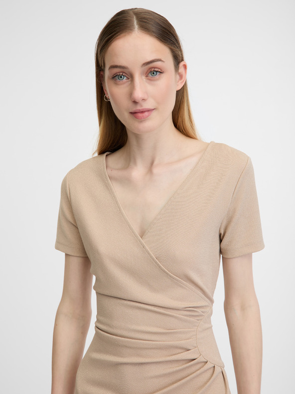 Orsay Béžové dámske šaty ORSAY