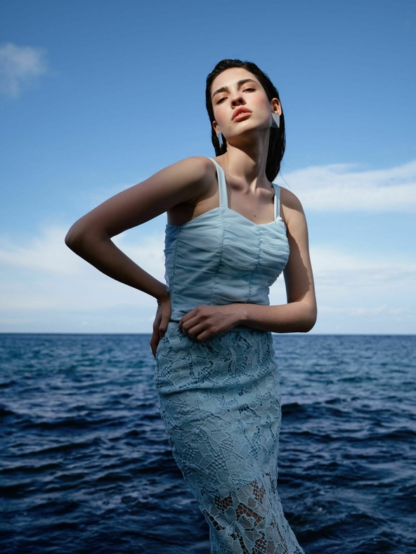 Orsay Svetlomodré dámske tielko ORSAY