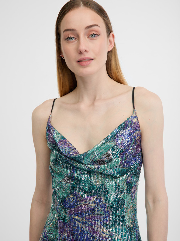 Orsay Modré dámske šaty ORSAY