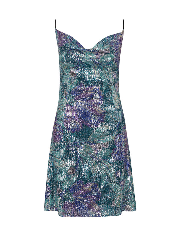 Orsay Modré dámske šaty ORSAY