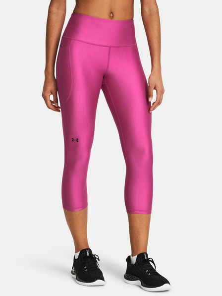Under Armour Dámske legíny Under Armour Tech Hi Capri-PNK