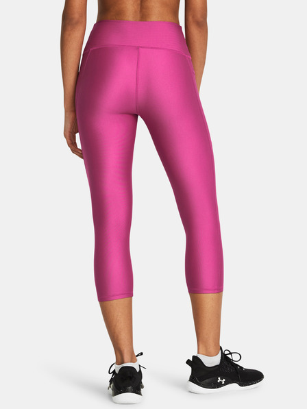 Under Armour Dámske legíny Under Armour Tech Hi Capri-PNK