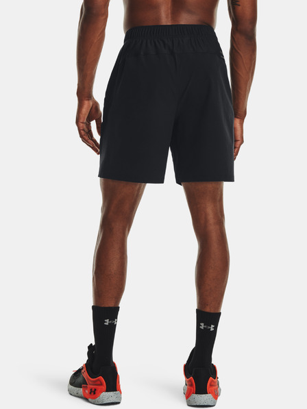 Under Armour Krátke nohavice Under Armour UA Knit Woven Hybrid Shorts - čierna