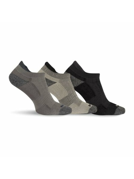 Merrell merrell ponožky MEA33506T3B2 CHARH VLNENÉ KAŽDODENNÉ S CHLOPŇOU (3 balenia) uhľovo sivý melír S/M MERRELL PONOŽKY