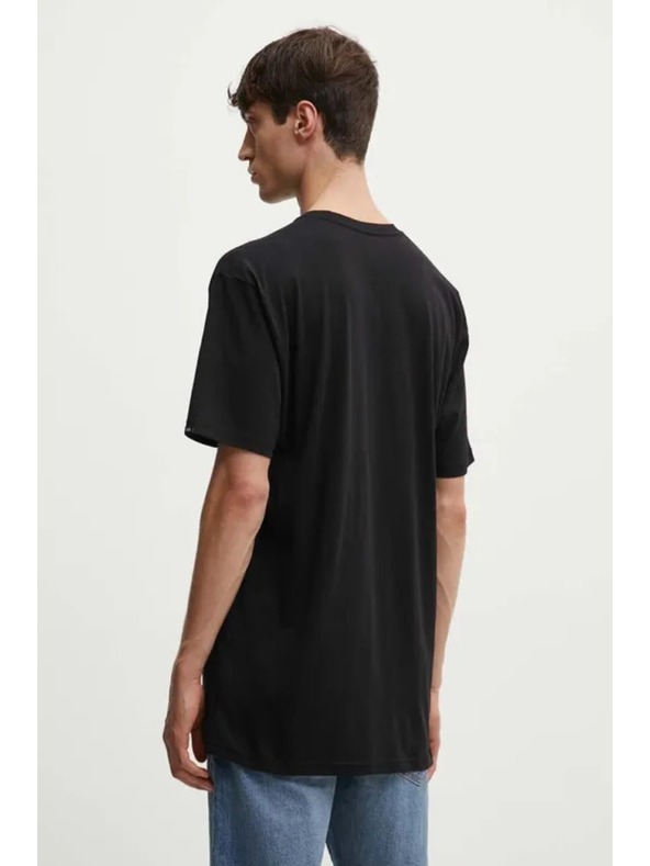 Vans Pánske čierne tričko Vans Varsity Black