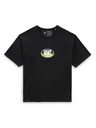 Vans Pánske čierne tričko Vans Off The Wall Gradient Loose SS Tee Black