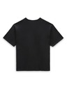 Vans Pánske čierne tričko Vans Off The Wall Gradient Loose SS Tee Black