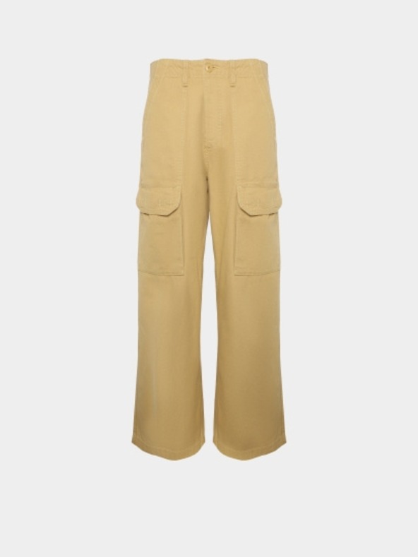 Vans Dámske hnedé džínsové nohavice Vans Arroyo Wide Leg Cargo P Antelope