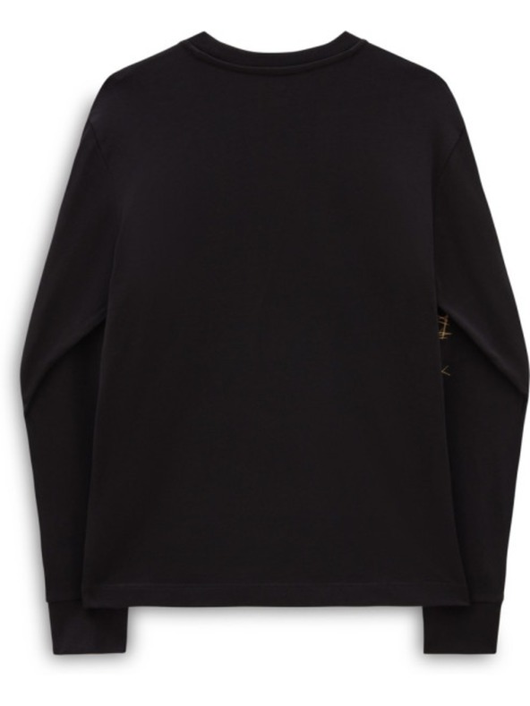 Vans Dámske čierne tričko s dlhým rukávom Vans Password