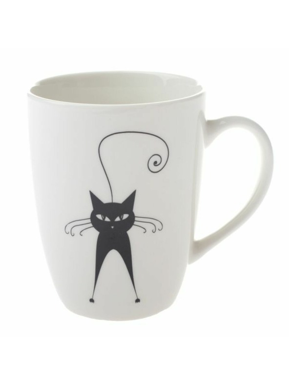 Casa de Engel Porcelánový hrnček s motívom mačky - 370ml, 12/36