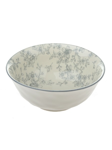 Casa de Engel Keramická miska Ø 20cm - šedé kvety, 4/8