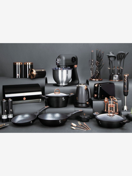 Berlingerhaus Elektrický mlynček na korenie a soľ BERLINGERHAUS Black Rose Collection