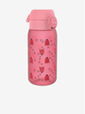 ION8 Ružová vzorovaná fľaša Ion8 Leak Proof Ladybugs (350 ml)