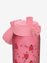 ION8 Ružová vzorovaná fľaša Ion8 Leak Proof Ladybugs (350 ml)