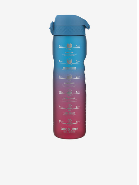 ION8 Modro-ružová fľaša Ion8 Leak Proof Motivator (1000 ml)