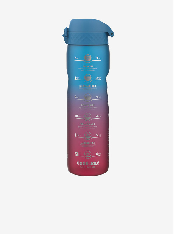 ION8 Modro-ružová fľaša Ion8 Leak Proof Motivator (1000 ml)