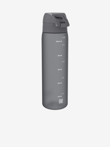 ION8 Sivá fľaša Ion8 Leak Proof 500 ml