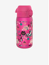 ION8 Tmavoružová vzorkovaná fľaša Ion8 Leak Proof Cats (350 ml)
