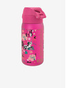 ION8 Tmavoružová vzorkovaná fľaša Ion8 Leak Proof Cats (350 ml)