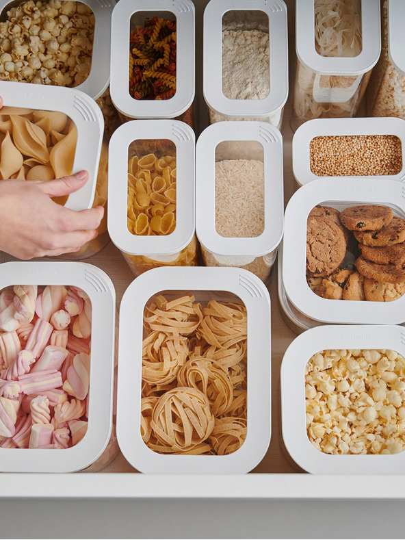 Mepal Čierna dóza na potraviny Mepal Modula 425 ml