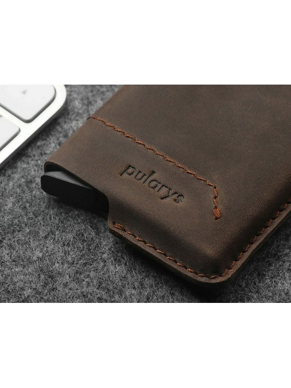 Pularys Pularys pánska kožená peňaženka Gobi hnedá