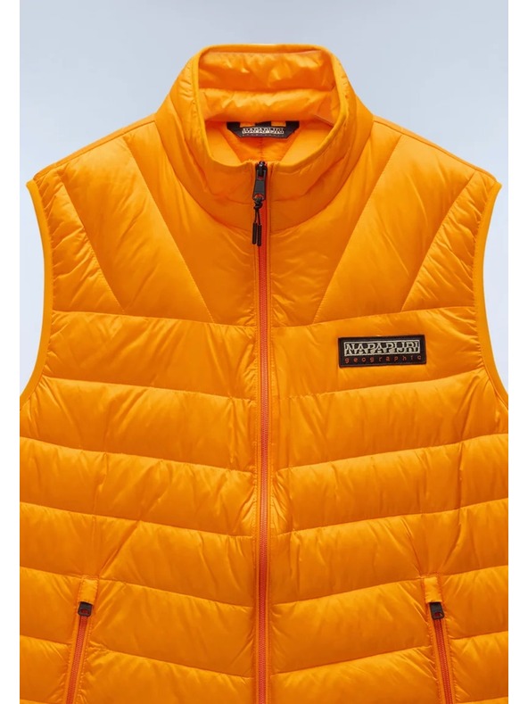 Napapijri Pánska oranžová Marigold vesta Napapijri Aerons V 3