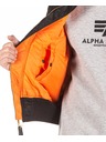 Alpha Industries Pánska čierna bomber bunda Alpha Industries MA-1 Heritage