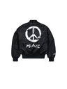 Alpha Industries Pánska čierna bomber bunda Alpha Industries MA-1 Peace
