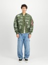 Alpha Industries Pánska zelená bomber bunda Alpha Industries MA-1 Peace