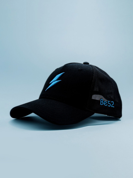 Be52 Be52 Bolt šiltovka premium čierna/modrá