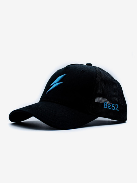 Be52 Be52 Bolt šiltovka premium čierna/modrá