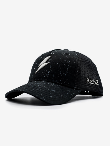 Be52 Be52 Bolt splash šiltovka premium čierna
