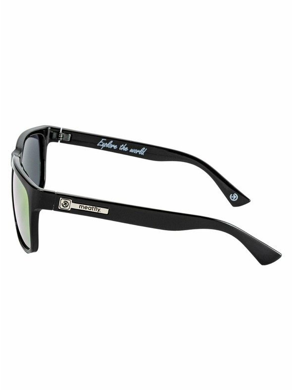 Meatfly Meatfly slnečné polarizačné okuliare Ronnie Black | Čierna | Veľkosť