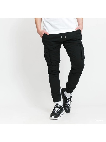 Alpha Industries Pánske čierne tepláky Alpha Industries Cotton Twill Jogger