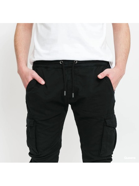 Alpha Industries Pánske čierne tepláky Alpha Industries Cotton Twill Jogger